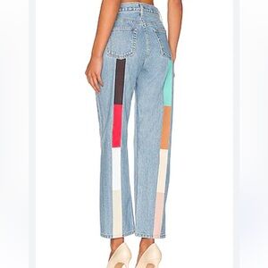 American Eagle Outfitters Light Wash Women's Straight Leg Mom jeans size 8 xlong